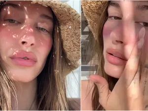 Viral Tren Blush On Ungu Seperti Hailey Bieber, Ini Tips Pemakaiannya
