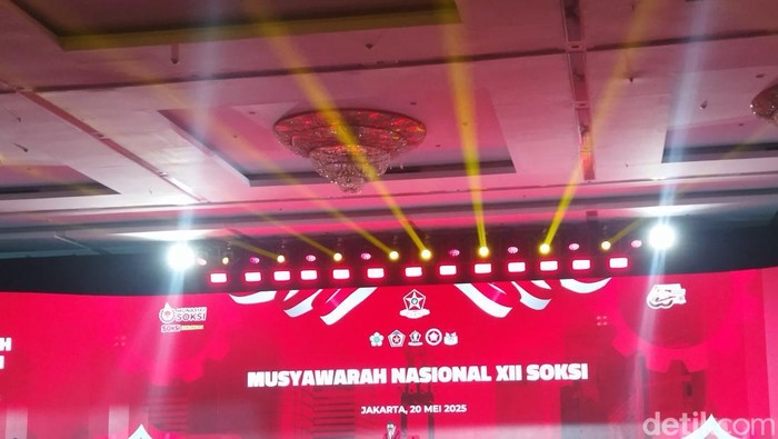 Ketua Umum organisasi sayap Partai Golkar Sentral Organisasi Karyawan Swadiri Indonesia (Soksi), Ahmadi Noor Supit (Kurniawan/detikcom).
