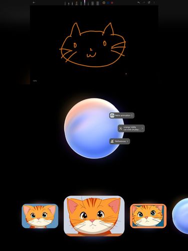 Membuat ilustrasi kucing pakai HyperAI