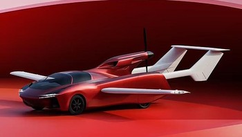 Gambar promo terbaru yang memberikan gambaran seperti apa AirCar 2 saat melakukan penerbangan pertamanya, yang akan terjadi pada September mendatang. Foto: Klein Vision