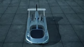Perusahaan telah merilis gambar promo baru dari prototipe AirCar berikutnya, yang akan menjalani uji coba pada September. Foto: Klein Vision