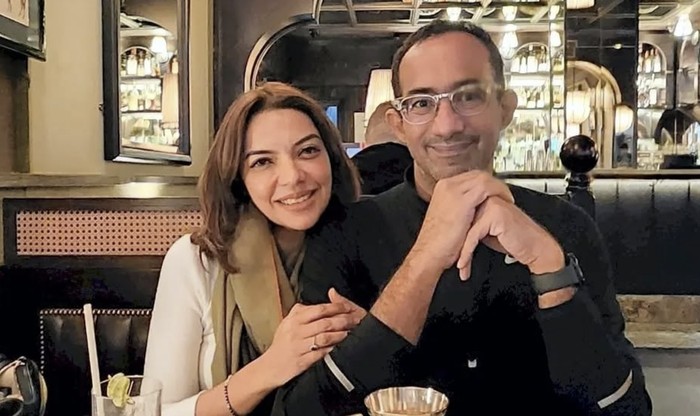 Najwa Shihab dan suami Ibrahim Sjarief