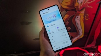 Nubia Neo 3 menjalankan sistem operasi Android 15 berbalut MyOS 15. Ponsel ini ditenagai chipset Unisoc T8300, RAM 8GB, dan memori internal 256GB. Foto: Virgina Maulita Putri/detikINET