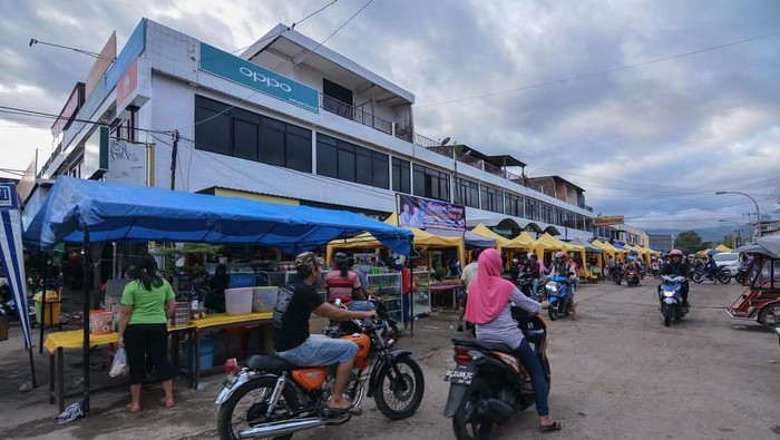 Pasar Pekkabata di Kabupaten Polewali Mandar (Polman).