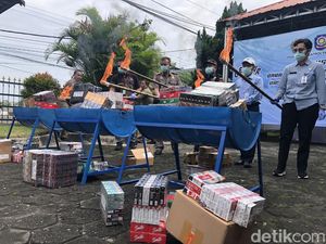Rokok-Liquid Vape Ilegal Dimusnahkan di Jogja, Potensi Rugikan Negara Rp 2,5 M
