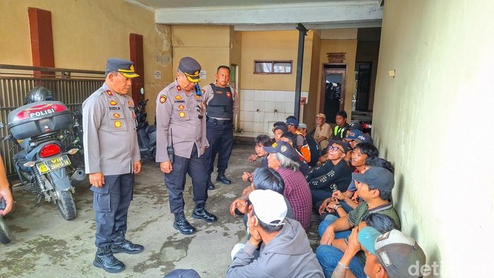 Polisi menciduk puluhan preman di Kabupaten Bandung