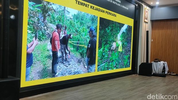 Polisi mengungkap TKP penemuan kerangka mutilasi di Cianjur