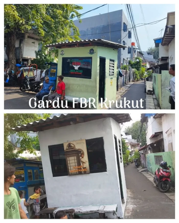 Posko sejumlah ormas di Tamansari, Jakarta Barat (Jakbar) diubah menjadi pos pantau tawuran hingga pencurian kendaraan bermotor. (dok Polres Jakbar)