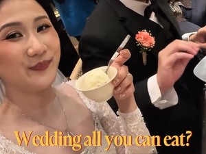 Viral Pernikahan Konsep Unik, Pasangan Ini Gelar Resepsi di All You Can Eat