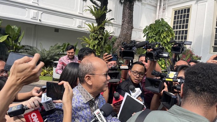 CEO Danantara Rosan Roeslani di Istana Negara, Jakarta, Selasa (20/5/2025).
