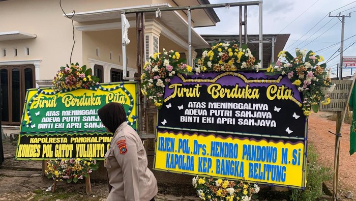 Rumah duka Adeva, bocah 4 tahun asal Pulau Bangka pengidap penyakit kelainan darah.