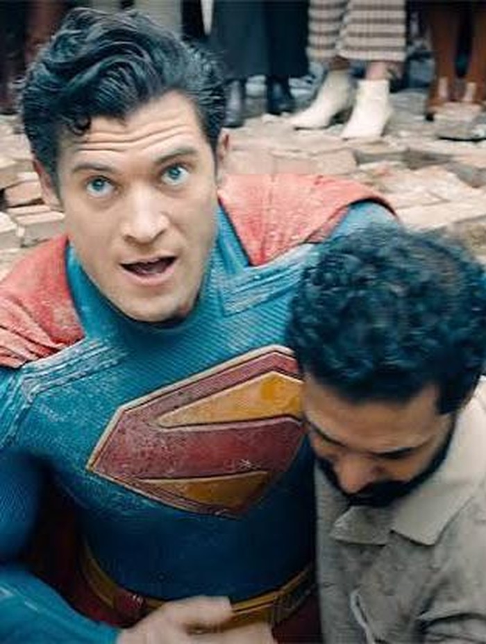 Cuplikan adegan dalam film Superman.