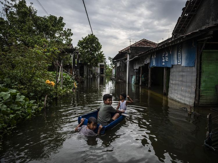 Tanggul Sungai Tuntang Jebol, 11 Desa di Demak Terendam Banjir