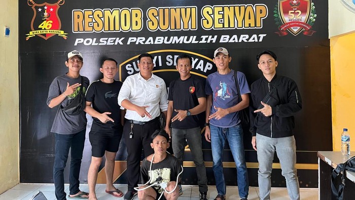 Tersangka R warga Ogan Ilir mencuri di daerah Prabumulih ditangkap