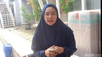 Vitalia Sesha untuk prtama kalinya muncul di televisi mengisi program talkshow usai memutuskan berhijab. Foto: Muhammad Ahsan Nurrijal/detikcom