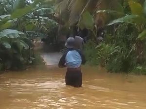 Cuaca Ekstrem, Pangandaran Disergap Banjir dan Pohon Tumbang