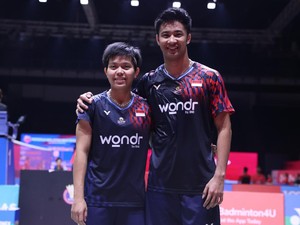 Beda Nasib Ganda Campuran RI di 16 Besar Malaysia Masters 2025