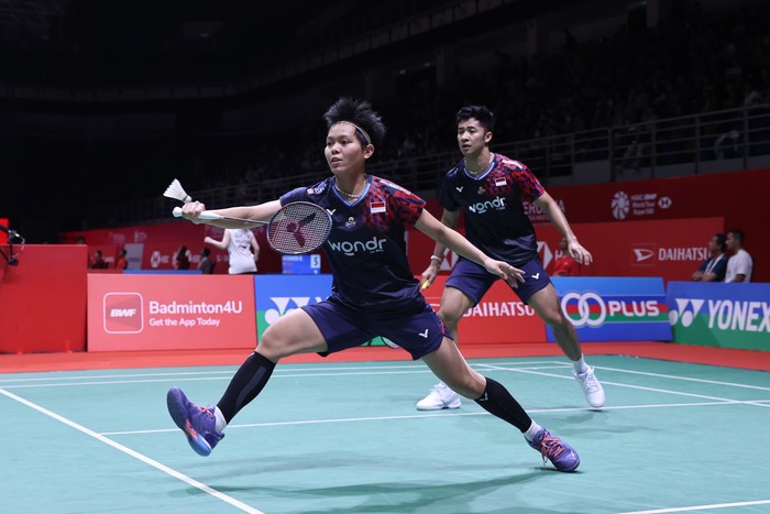 Dejan Ferdinansyah/Siti Fadia Silva Ramadhanti di Malaysia Masters 2025