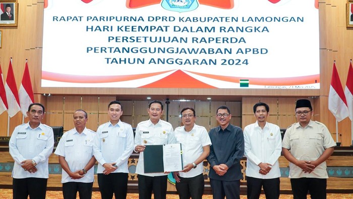 DPRD Lamongan setujui pertanggungjawaban pelaksanaan APBD 2024