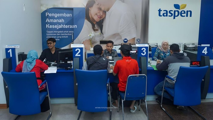 Ilustrasi layanan Taspen. Cara mencairkan Taspen. 