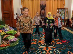Iqbal Temui Khofifah Bahas Perbankan dan Misi Dagang NTB-Jatim