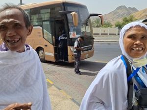 Bahagianya Jemaah Haji Sarimin dan Marisah Bisa Sehotel Lagi Usai Terpisah