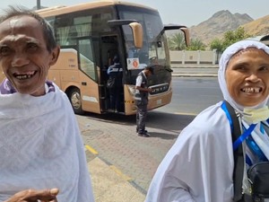 Bahagianya Jemaah Haji Sarimin dan Marisah Bisa Sehotel Lagi Usai Terpisah