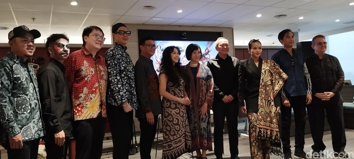 Jumpa pers pagelaran Sabang Merauke The Indonesian Broadway digelar hari ini.