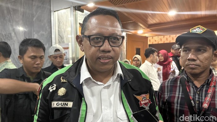 Ketua Umum Asosiasi Pengemudi Ojol Garda Indonesia Igun Wicaksono