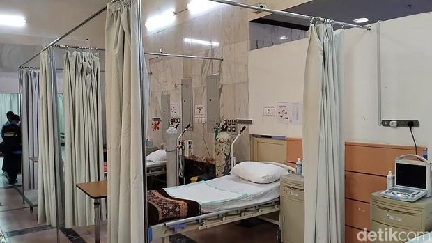 Klinik Kesehatan Haji Indonesia (KKHI) di Makkah. (Haris/detikcom)