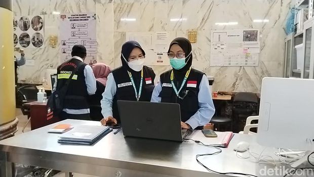 Klinik Kesehatan Haji Indonesia (KKHI) di Makkah. (Haris/detikcom)
