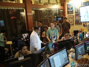 Menekraf Bicara Peluang Animasi di Pasar Global Saat Kunjungi SMK RUS Kudus