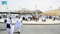 Jumlah jemaah laki-laki mencapai 877.841, sementara jumlah jemaah perempuan ada 795.389 orang. Foto: Saudi Press Agency