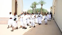Jemaah yang datang dari arah Madinah akan mengambil miqat di Masjid Al-Miqat atau dikenal juga dengan Bir Ali.  Foto: Saudi Press Agency