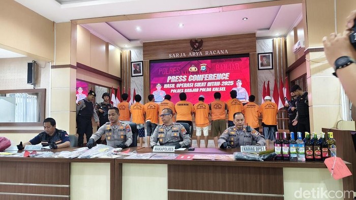 Operasi Sikat Intan Polres Banjar.