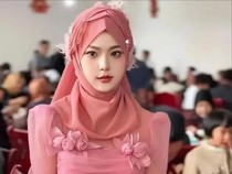 Viral Pengantin Cantik Berhijab Ini Dikira Buatan AI, Begini Penampilannya