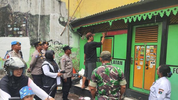 Posko ormas di Mampang, Jaksel kini dialihgungsikan jadi Pos Pantau Anti Tawuran dan dicat merah putih