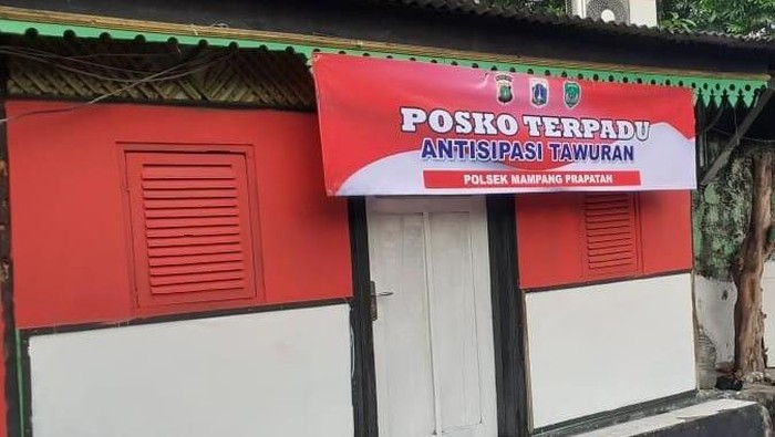 Posko ormas di Mampang, Jaksel kini dialihgungsikan jadi Pos Pantau Anti Tawuran dan dicat merah putih