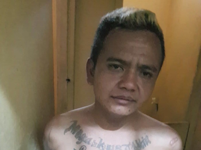 Preman kecrot ditangkap polisi.