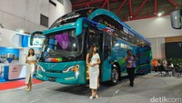 New Armada dengan bodi Skylander tampil memukau di pameran INAPA 2025, di JIExpo Kemayoran, Jakarta, Rabu (21/5/2025).