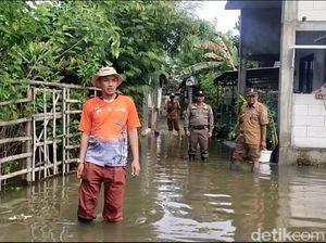 Banjir Luapan Bengawan Solo Rendam 16 Desa-5 Kecamatan di Lamongan