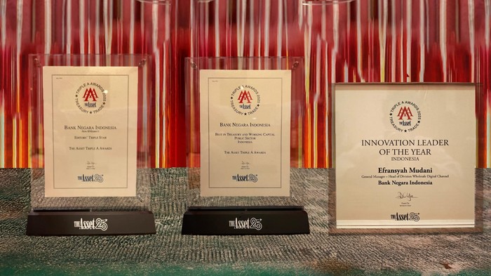 BNI Borong 3 Penghargaan Triple A Treasurise Awards 2025