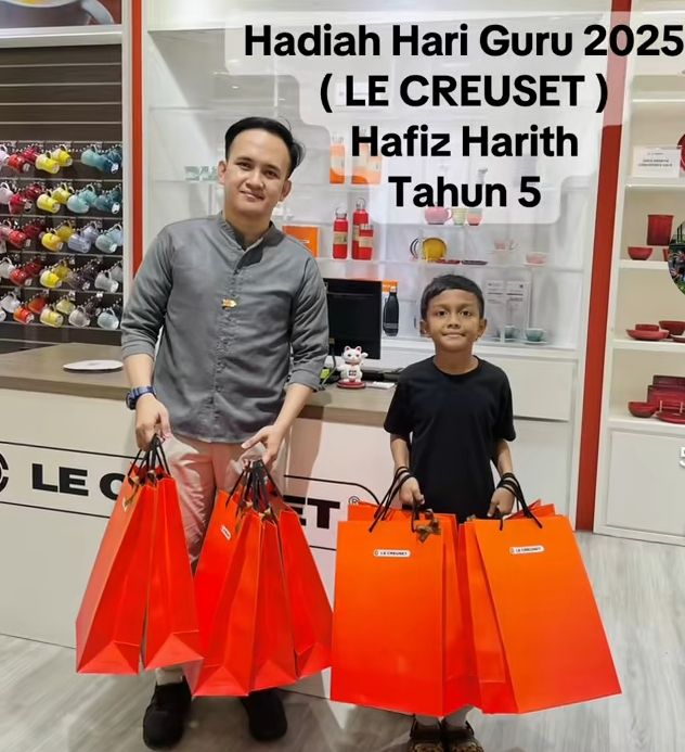 bocah SD beli Le Creuset untuk hadiah sang guru