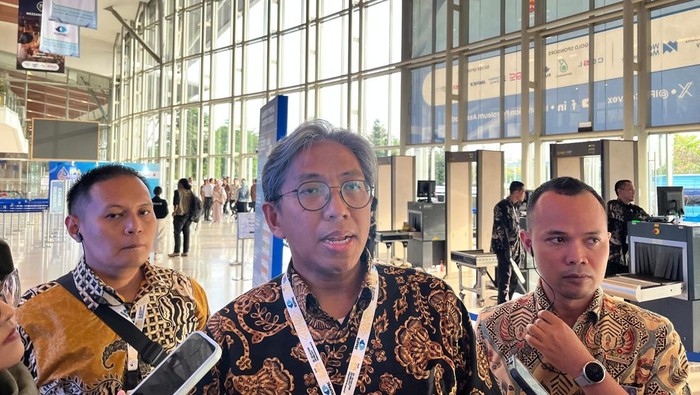 Deputi Eksplorasi, Pengembangan, dan Manajemen Wilayah Kerja Rikky Rahmat Firdaus Deputi Eksplorasi, Pengembangan, dan Manajemen Wilayah Kerja Rikky Rahmat Firdaus, dijumpai dalam IPA Convex 2025, di ICE BSD, Tangerang, Rabu (22/5/2025).