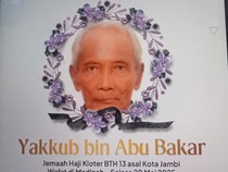 Satu Jemaah Haji Asal Jambi Meninggal Dunia, Sakit Saat Tiba di Madinah