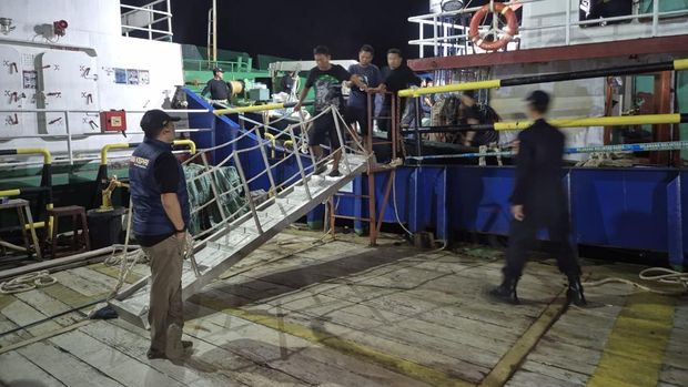 Kapal yang mengangkut narkoba di Karimun