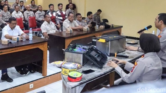 Kapolres Rezi Dharmawan saat acara pelatihan