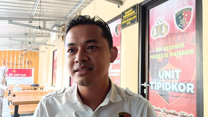 Kasat Reskrim Polresta Mataram, AKP Regi Halili. (Abdurrasyid Efendi/detikBali) Kasat Reskrim Polresta Mataram, AKP Regi Halili. (Abdurrasyid Efendi/detikBali)