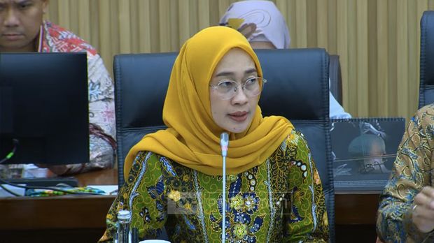 Ketua Komisi VI DPR, Anggia Erma Rini. (Tangkapan layar youtube TV Parlemen)