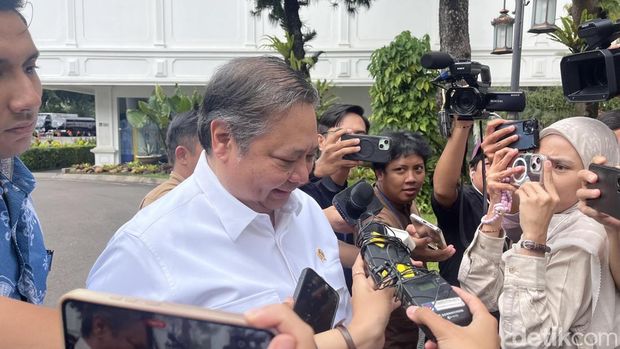 Menko Perekonomian, Airlangga Hartarto (Eva S/detikcom)